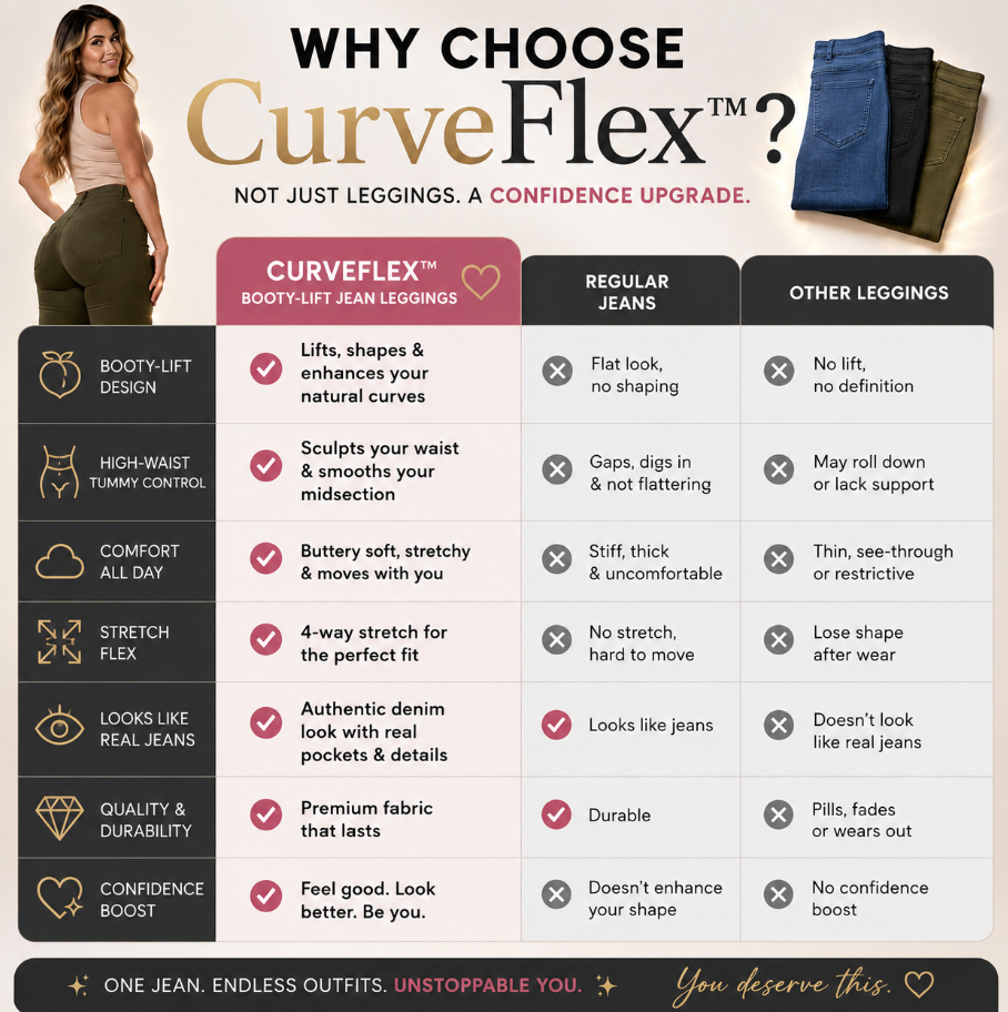 CurveFlex™ Booty-Lift Jean Leggings